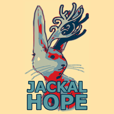 Jackalhope on T-Shirt